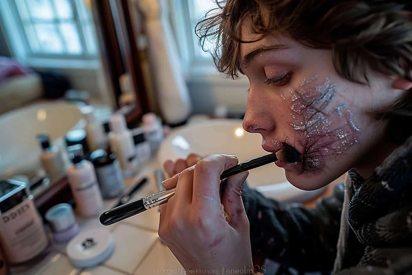 Comment dissimuler un bleu sur le visage ?