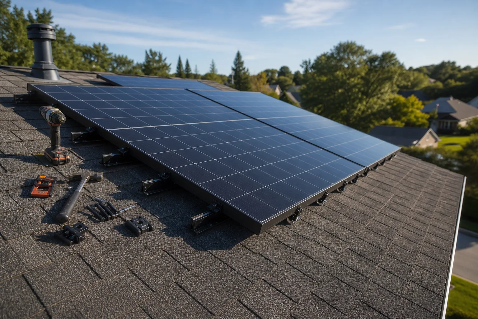 Comment installer un système de panneaux solaires