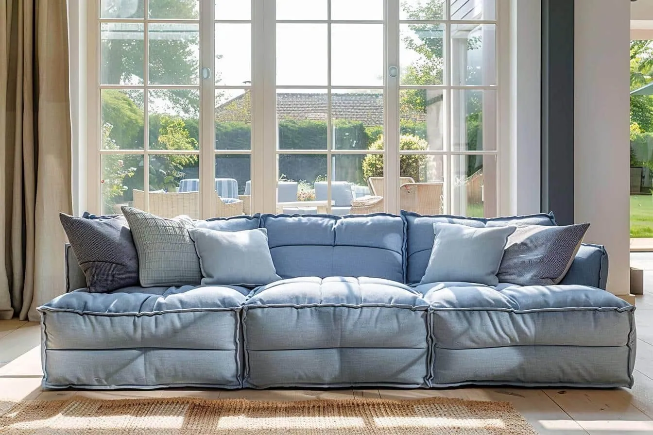 Comment intégrer un canapé bleu ciel dans votre intérieur ?