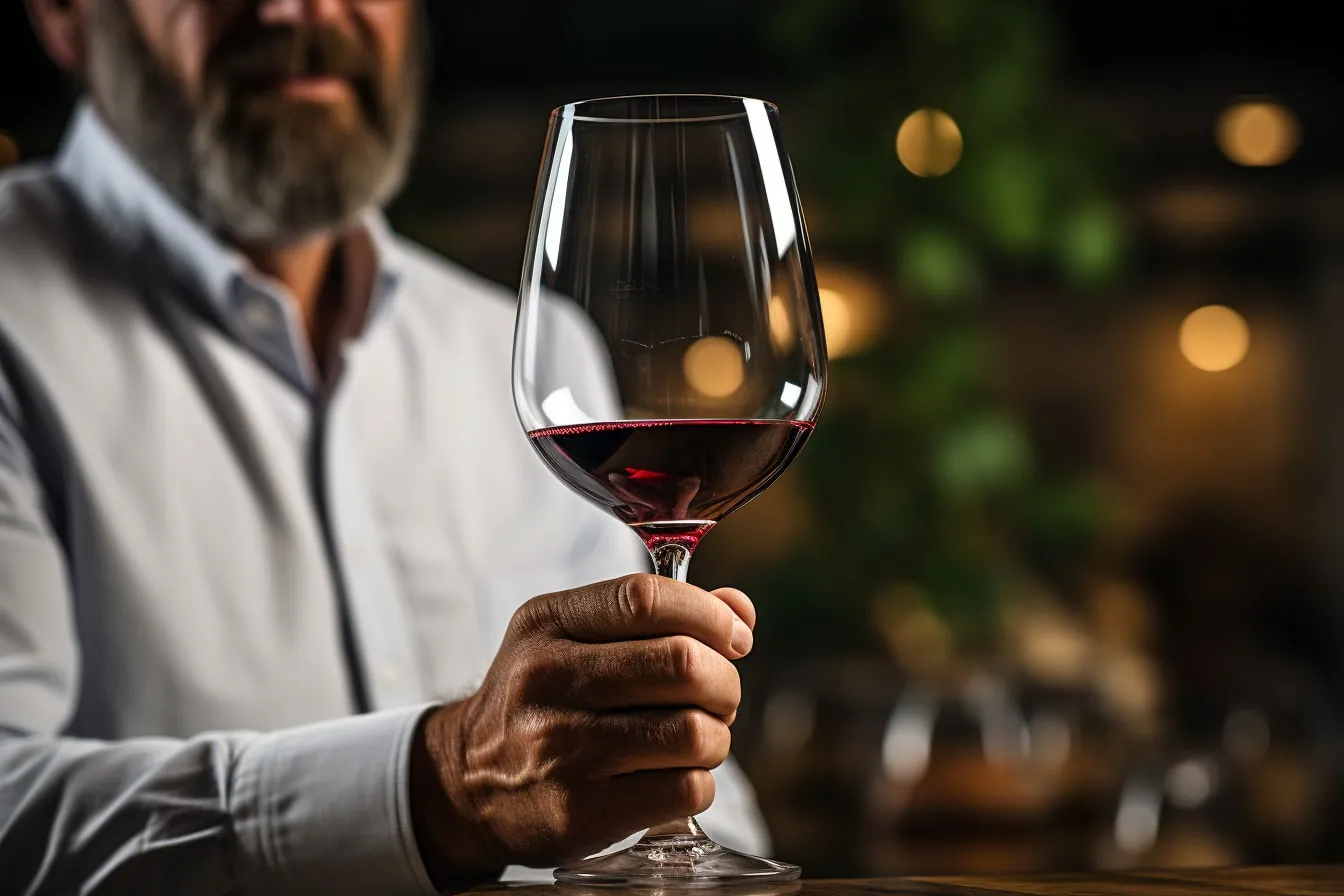 Comment tenir un verre de vin