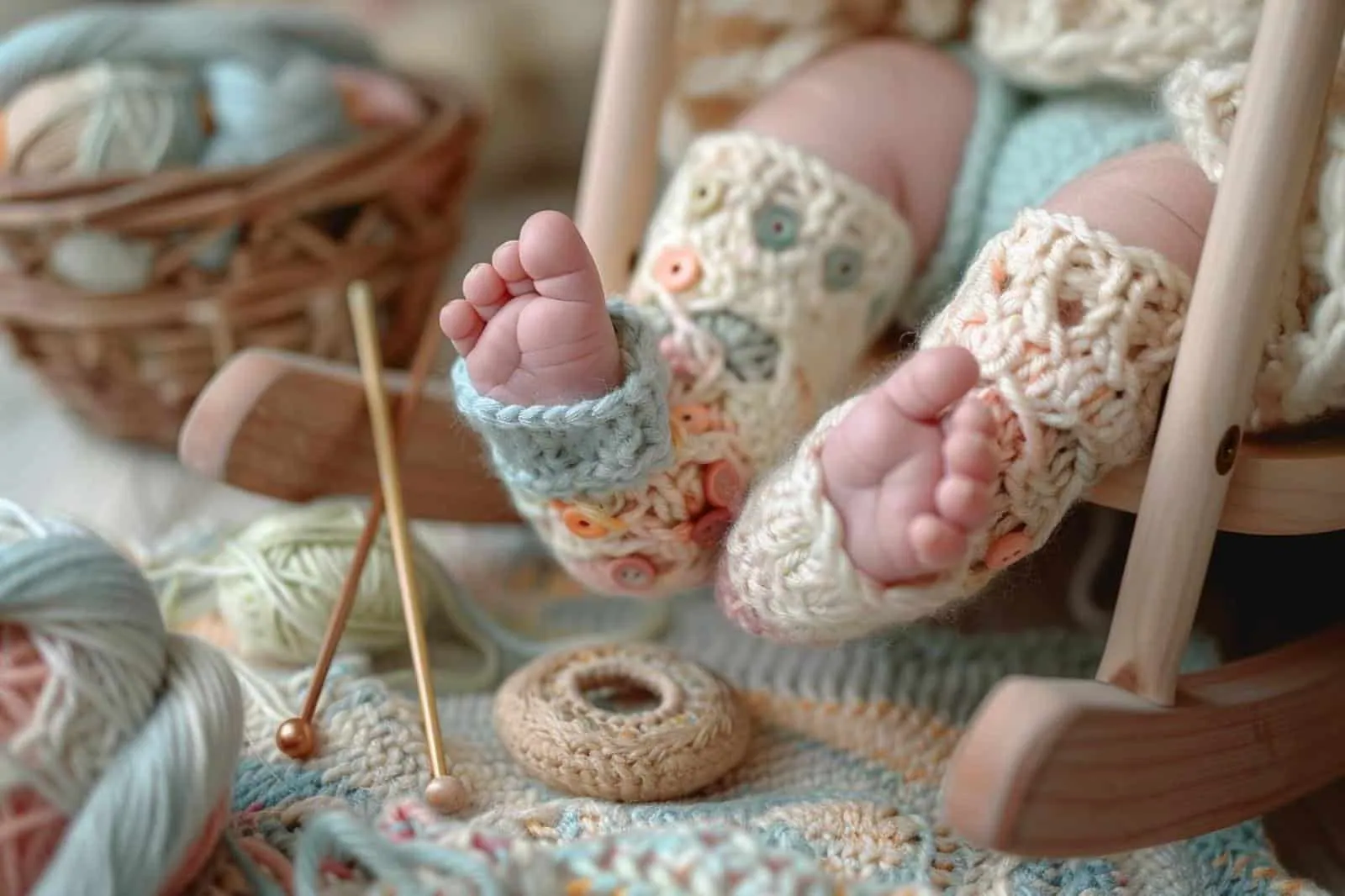 Comment tricoter des chaussons pour bébé ?