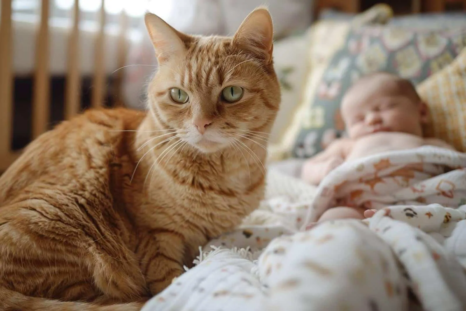 Les chats peuvent-ils cohabiter avec un nourrisson ?