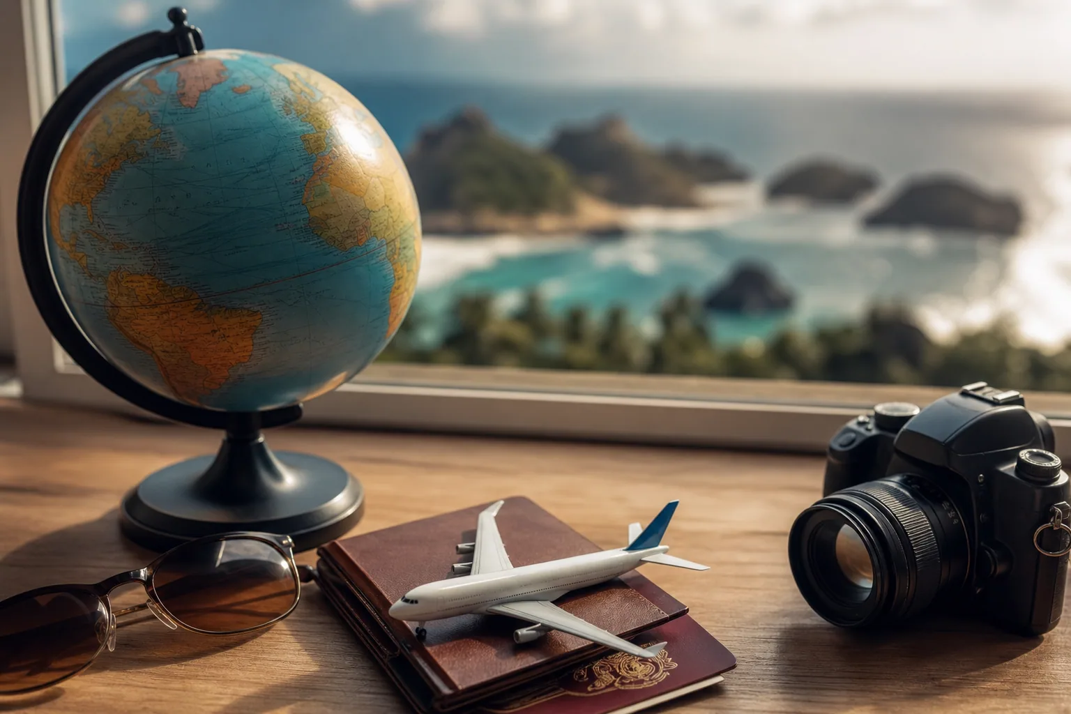 Panneau d'affichage des départs dans un aéroport avec des voyageurs et leurs valises en arrière-plan