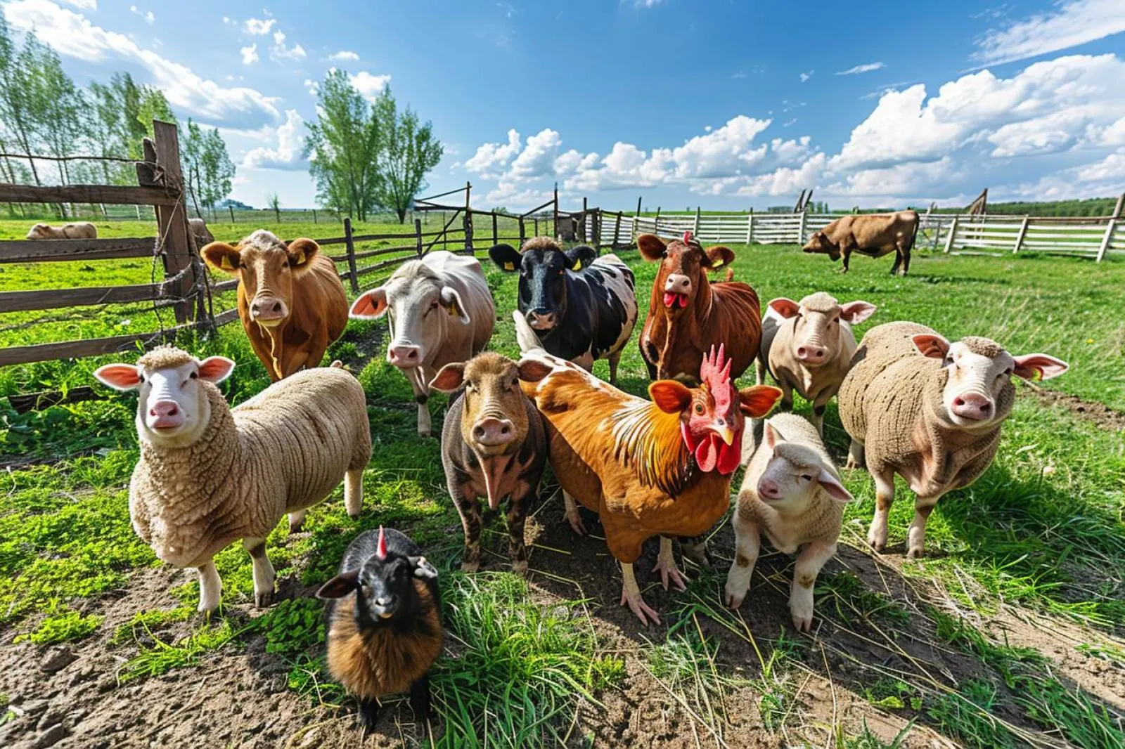 Quels sont les animaux de la ferme ?