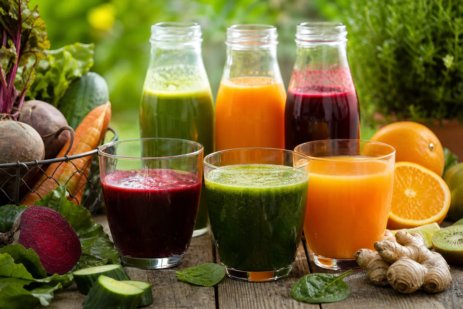 Recettes de jus détoxifiants