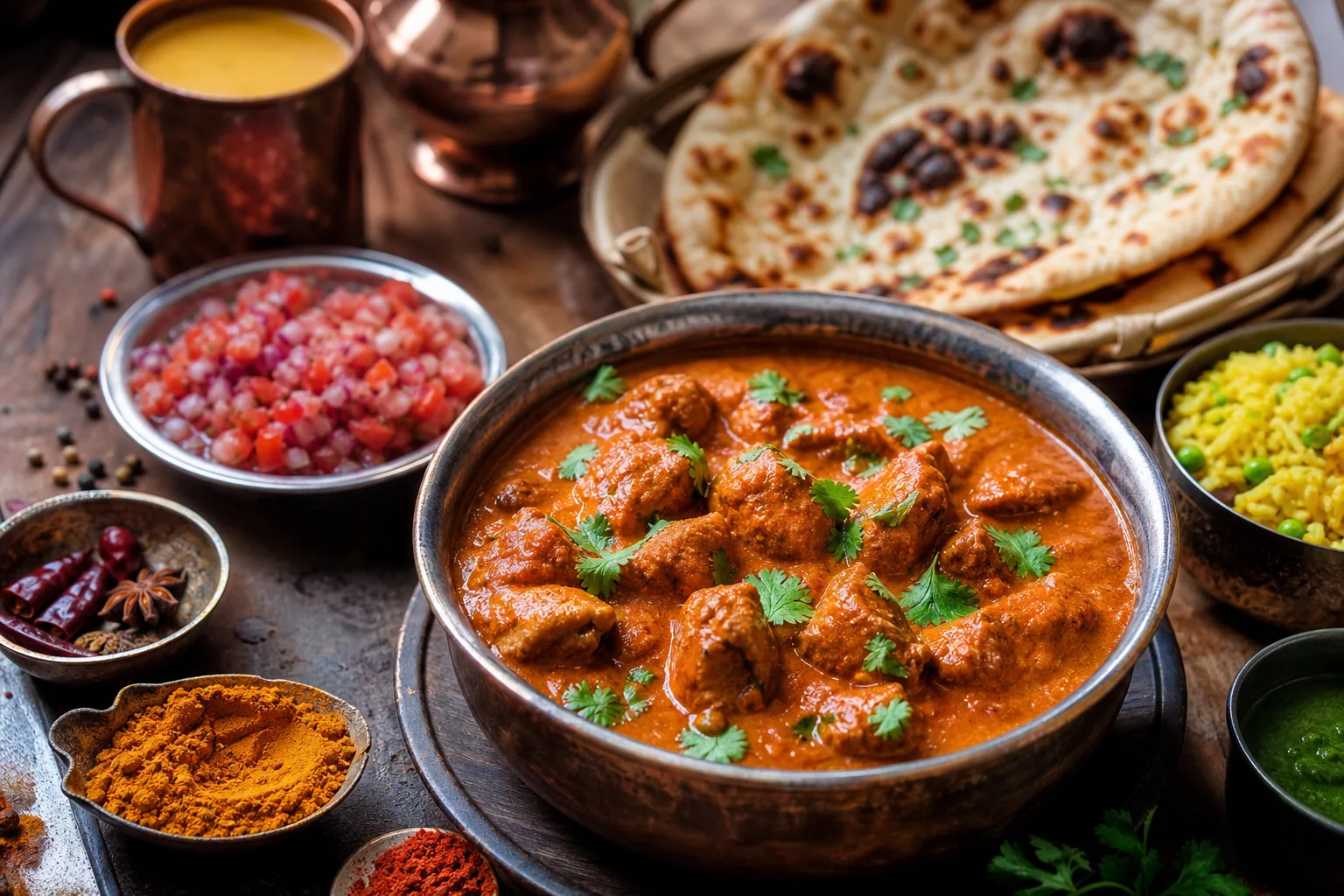 Recettes de plats épicés indiens
